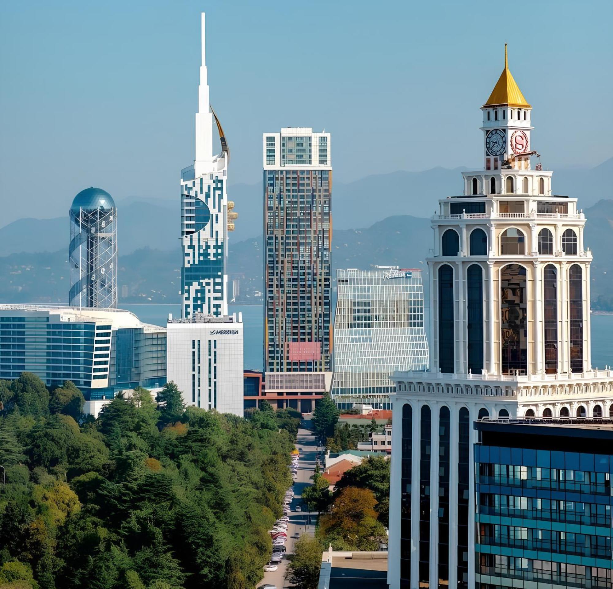 Orbi City Sea View Aparthotel Batumi Exteriör bild